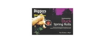 Diggers Mini Duck Springrolls  (375 Grams)