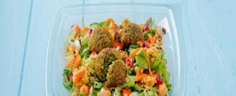Tossed Salad with Falafel