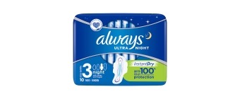 Always Ultra Pads Night