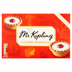 Mr Kipling Cherry Bakewells 6pk