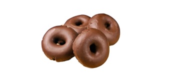 Mini Chocolate Ring Donuts