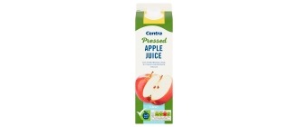 Centra Pressed Apple Juice Not From Concentrate 1ltr