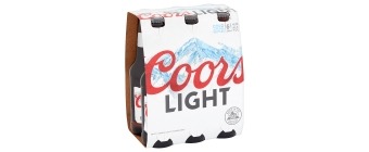 Coors Light Bottle 6 Pack