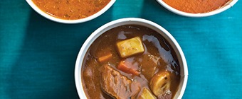 Vegetable Soup and Baby Roll