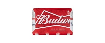 Budweiser Can Pack 8 x 500ml
