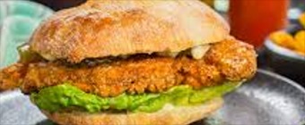 Southern Fried Chicken Burger
