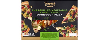 Inspired Char Veg & Basil Pesto Pizza (570 Grams)