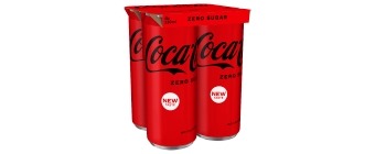 Coke Zero Can Pack 4 x 330ml