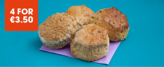 Scones & Pastries Mix & Match ( 4 for €3.50 )
