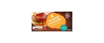 Centra Beef 1/4 Pounders & Onion Seasoning (454grm)