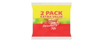Chivers Jelly Strawberry Twin Pack  (270 Grams)