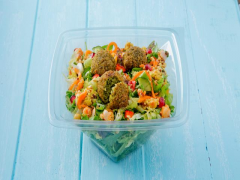 Tossed Salad with Falafel