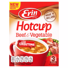 Erin Hotcup Croutons Beef & Vegetable 63g