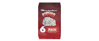 Manhattan Salted Popcorn 6 Pack (30 Grams)