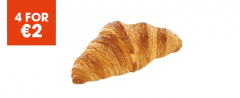 All Butter Croissant 55grm (4 for €3)