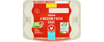Centra Medium Eggs (6 Piece)